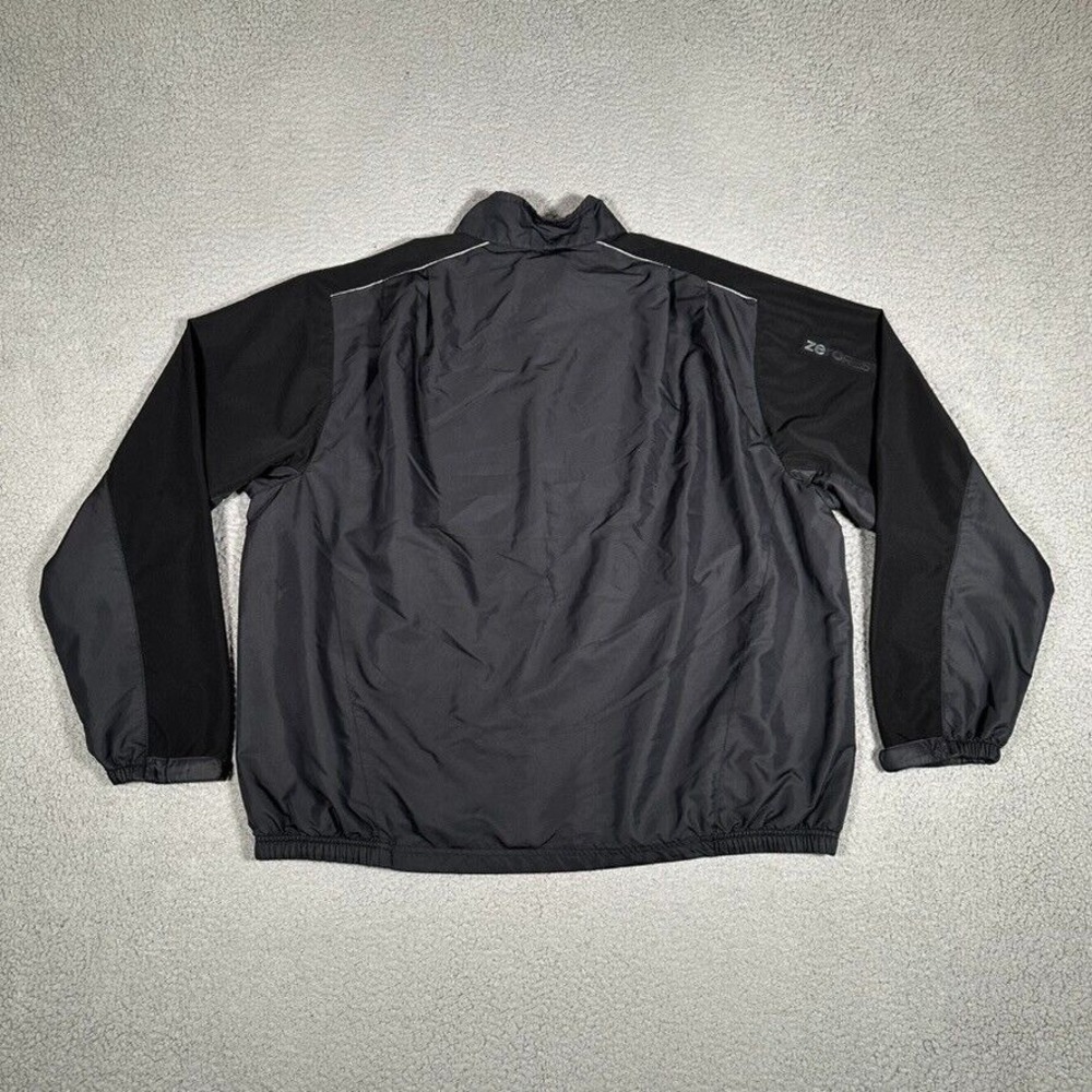 Zero Restriction Windbreaker Mens XL Black Tour Series 1/4 Zip Golf Pockets Logo - Picture 12 of 13